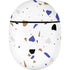 White Terrazzo Google Pixel Buds Skin